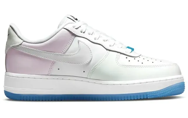 Nike Air Force 1 أبيض باستيل لافندر أخضر فاتح أزرق أسلوب حياة حذاء رياضي 9