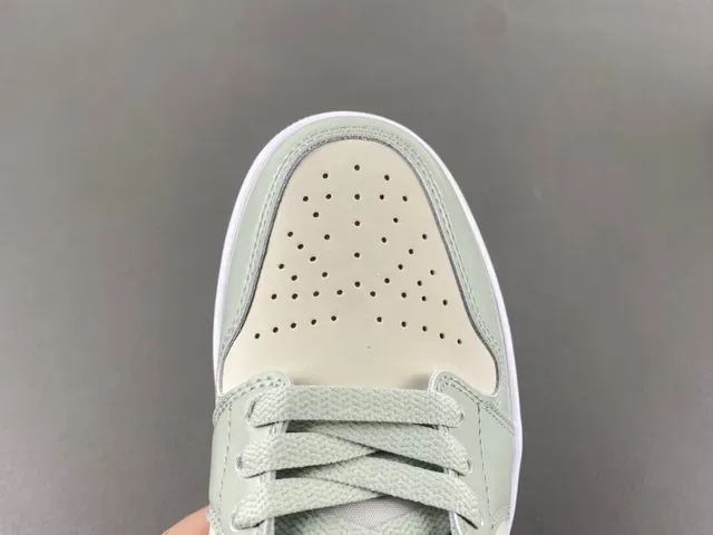 Nike Air Jordan 1 Low Mint Green Lifestyle Sneakers 5