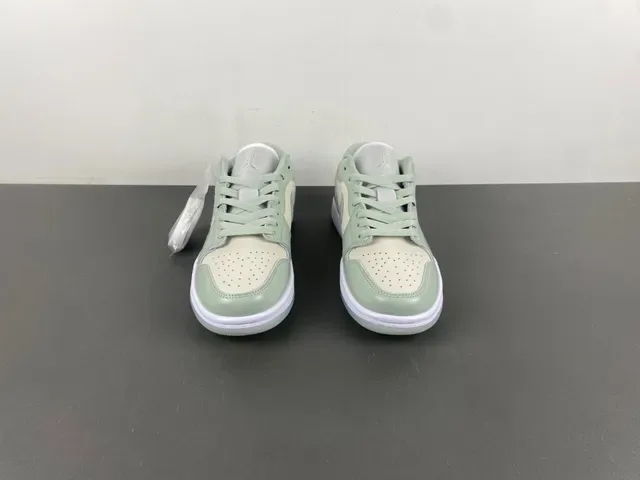 Nike Air Jordan 1 Low Mint Green Lifestyle Sneakers 11