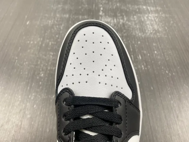 Nike Air Jordan 1 Low White Black Brown Lifestyle Sneakers 10