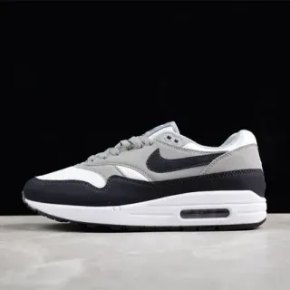Nike Air Max 1 أبيض رمادي بحري أحذية رياضية lifestyle