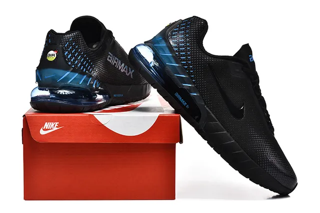 Nike Air Max 5 Black Electric Blue Running Shoes 6