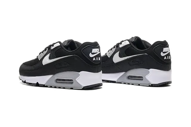 Nike Air Max 90 Black White Lifestyle Sneakers 3