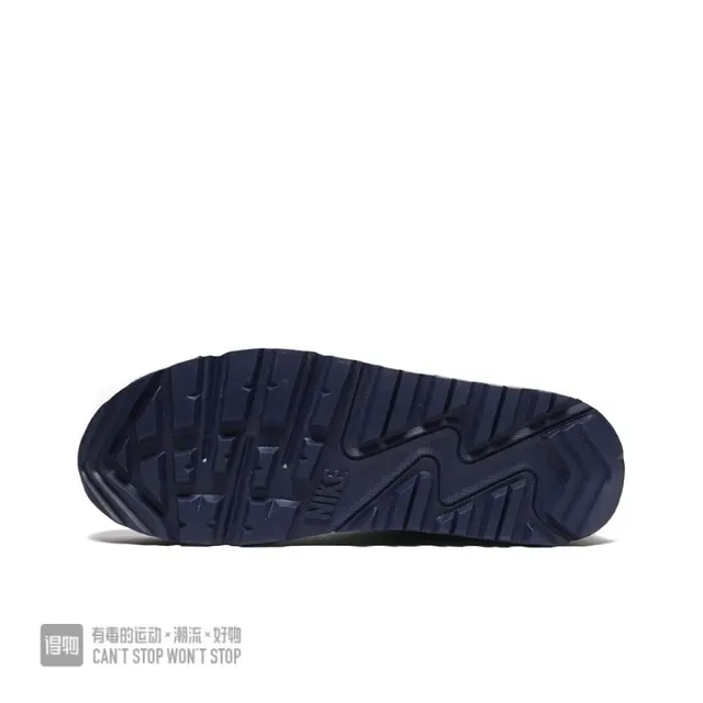 Nike Air Max 90 Bleu Marine Tissu Et Synthétique Supérieur Amortissement Visible Unité Lifestyle Sneakers 2
