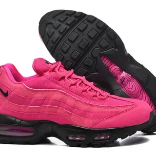 Nike Air Max 95 وردي وأسود حذاء رياضي أسلوب حياة