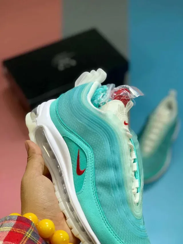 Nike Air Max 97 OA CR Cyan Light Tênis Lifestyle 2