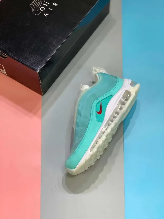 Nike Air Max 97 OA CR Cyan Light Tênis Lifestyle 5