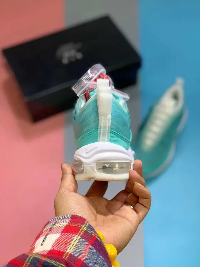 Nike Air Max 97 OA CR Cyan Light Tênis Lifestyle 6