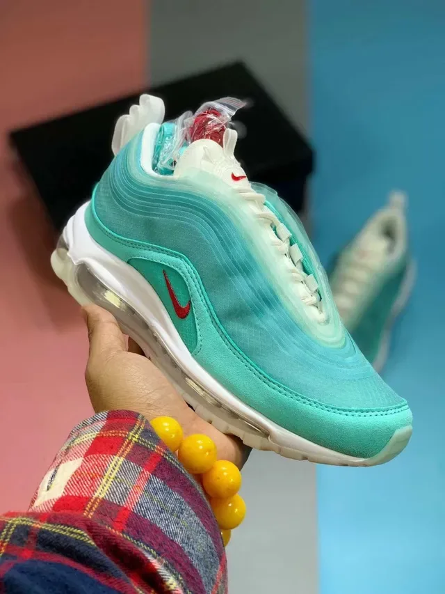Nike Air Max 97 OA CR Cyan Light Tênis Lifestyle 7