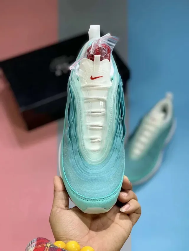 Nike Air Max 97 OA CR Cyan Light Tênis Lifestyle 9