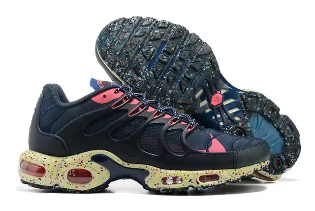 Nike Air Max Plus Navy Pink Semelle intermédiaire parsemée Sneakers Lifestyle 5