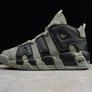 Nike Air More Uptempo 橄榄绿和黑色篮球鞋