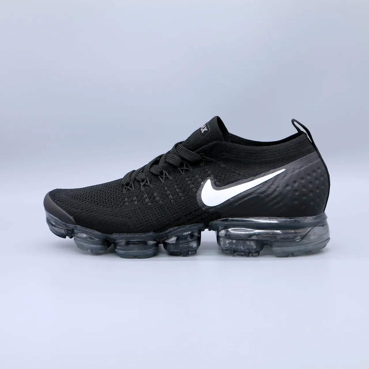 Nike Air VaporMax Black White Translucent Running Shoes 4