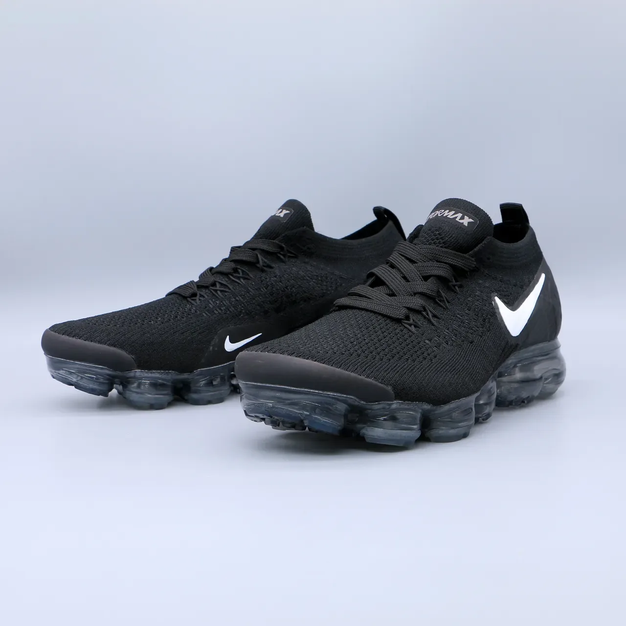 Nike Air VaporMax Black White Translucent Running Shoes 6