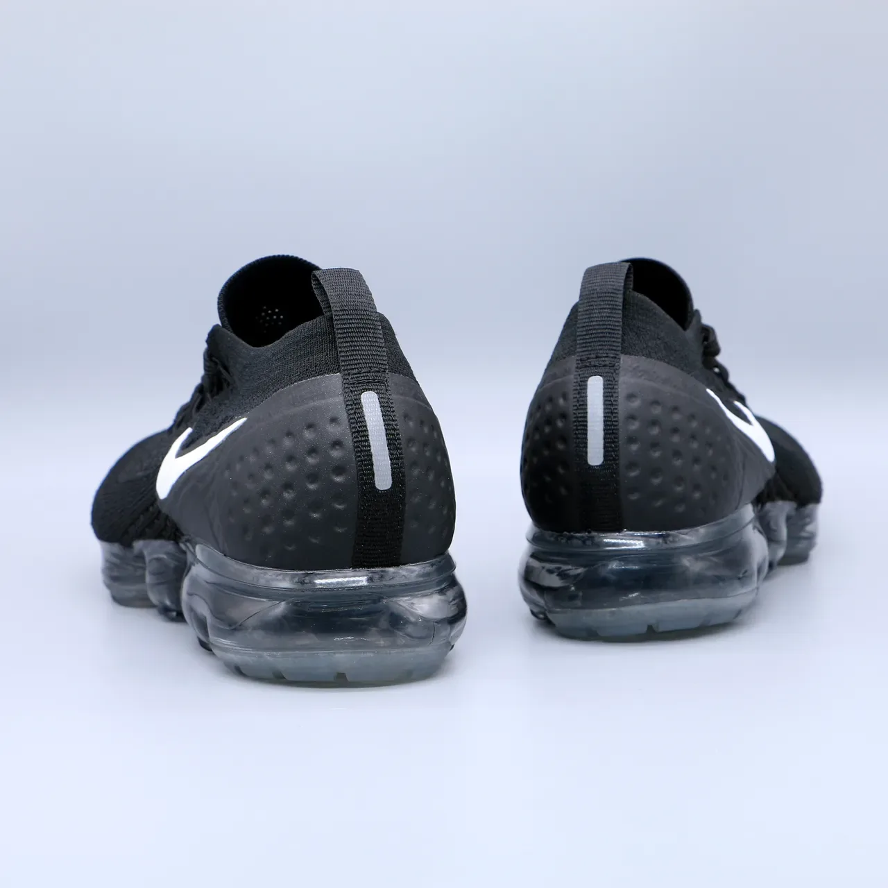 Nike Air VaporMax Black White Translucent Running Shoes 8