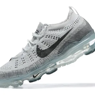 Nike Air VaporMax Flyknit رمادي أسود شفاف نمط حياة أحذية رياضية