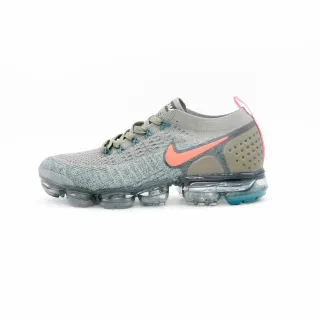 Nike Air VaporMax Flyknit رمادي أزرق وردي حذاء أسلوب الحياة