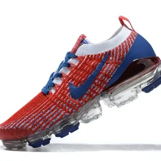 Nike Air VaporMax लाल नीली सफेद रनिंग जूते