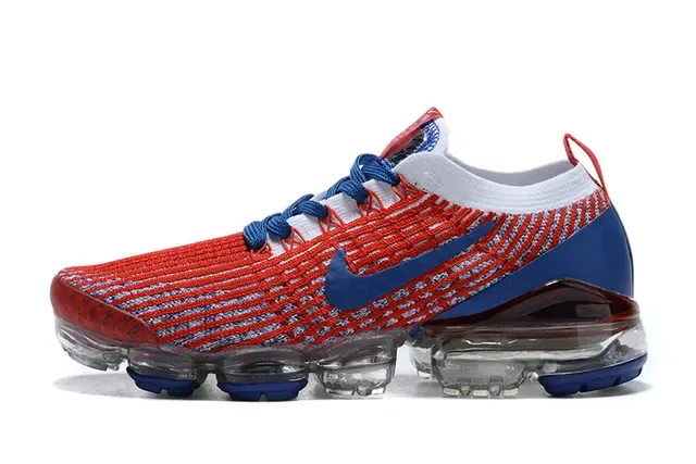 Nike Air VaporMax Red Blue White Running Shoes 2