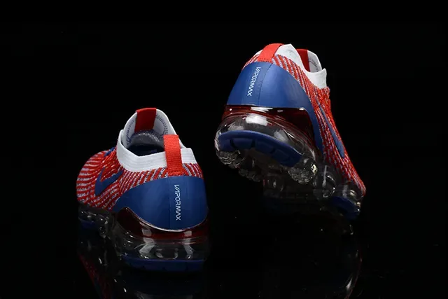 Nike Air VaporMax Red Blue White Running Shoes 9