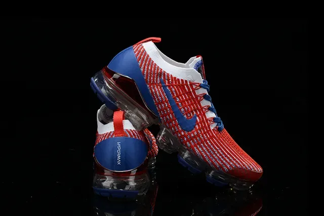 Nike Air VaporMax Red Blue White Running Shoes 11