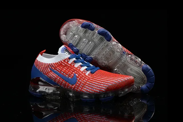 Nike Air VaporMax Red Blue White Running Shoes 13