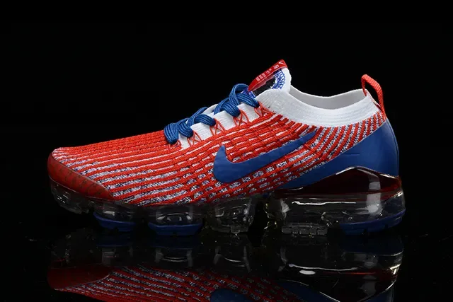 Nike Air VaporMax Red Blue White Running Shoes 15