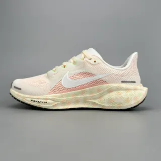 Nike Air Zoom Pegasus भूरा गुलाबी इंजीनियर मेश अपर धब्बेदार मिडसोल रनिंग जूते