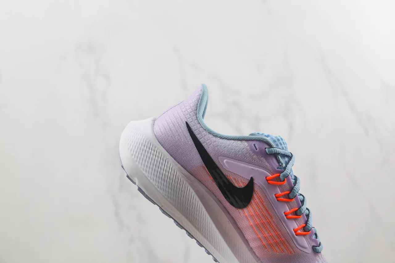 Nike Air Zoom Pegasus Lavender Blue Orange Running Shoes 5