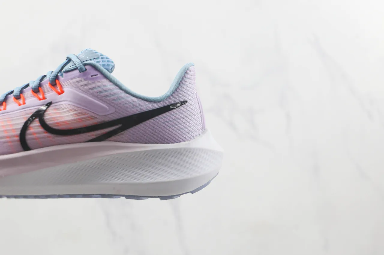 Nike Air Zoom Pegasus Lavender Blue Orange Running Shoes 7