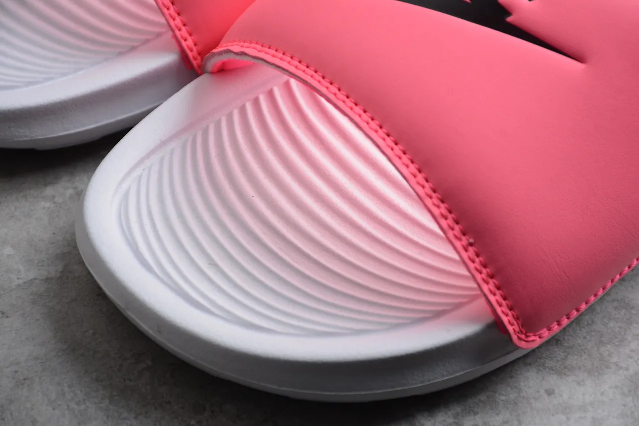 Nike Benassi JDI Pink and White Slippers 6