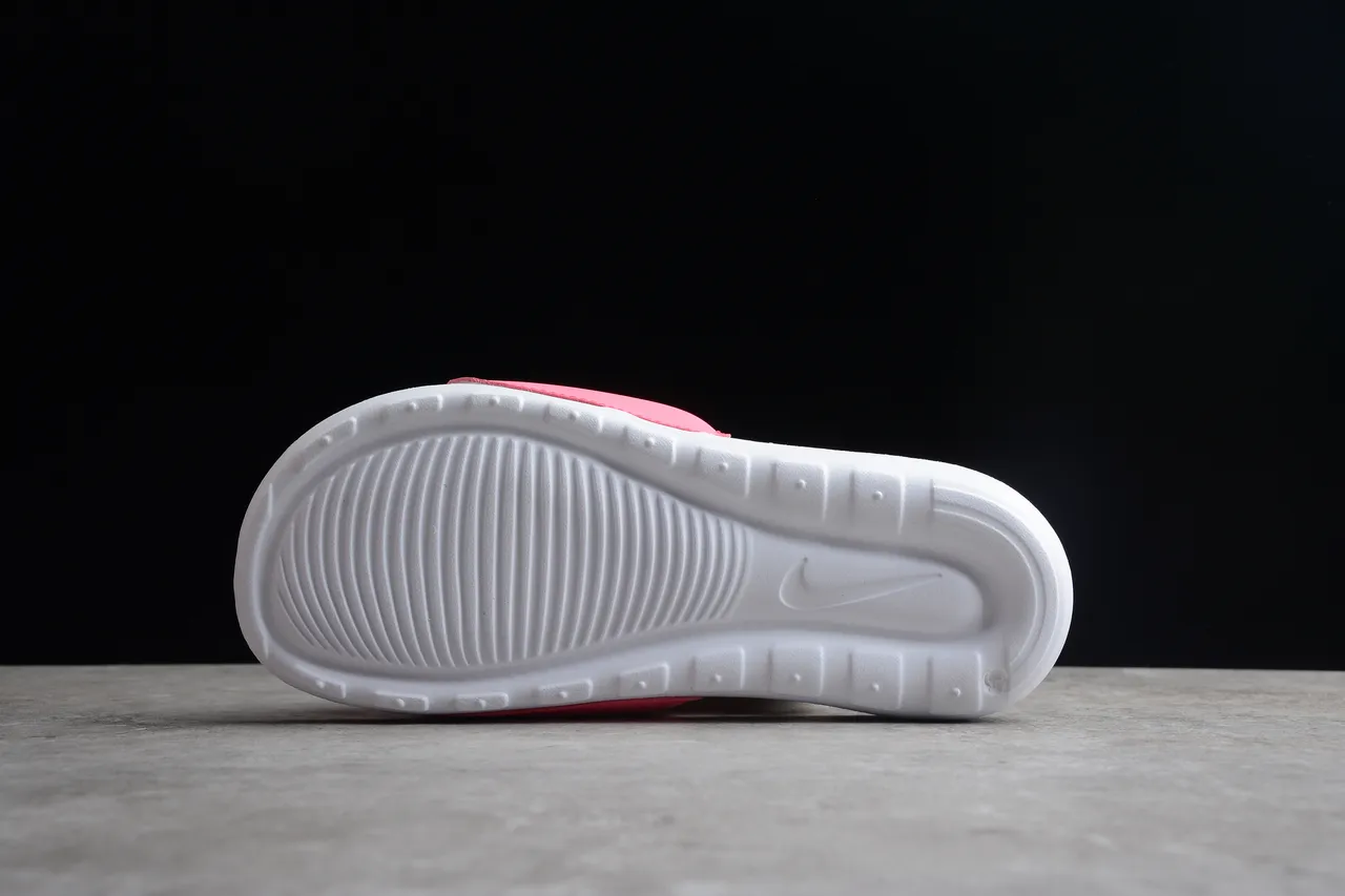 Nike Benassi JDI Pink and White Slippers 8
