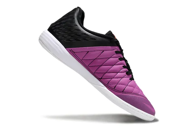 Nike أسود بنفسجي شبكة مدمجة علوية مطواة مصنوع اصطناعي غطاء أصابع أحذية كرة القدم داخلية 2