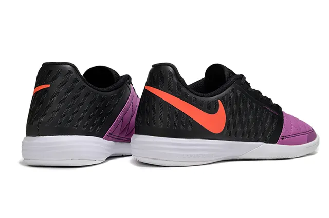 Nike أسود بنفسجي شبكة مدمجة علوية مطواة مصنوع اصطناعي غطاء أصابع أحذية كرة القدم داخلية 6