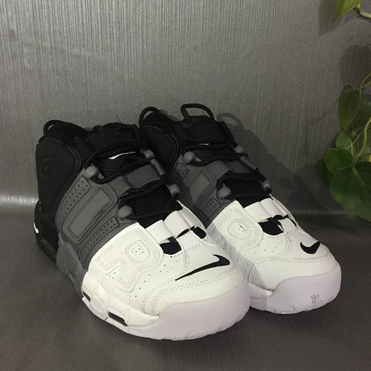 Nike Tênis de Basquete Preto e Branco de Cano Alto Multicamadas Sintético Cage 7