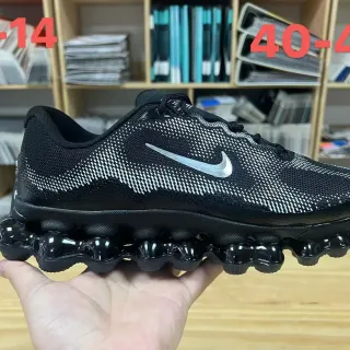 Nike أسود أبيض نسيج علوي نمط نقطة تدرجية أحذية رياضية نمط حياة