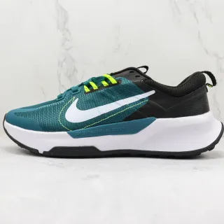 Nike Malha Superior Azul Preto Chunky Branca Sola Média Tênis de Corrida