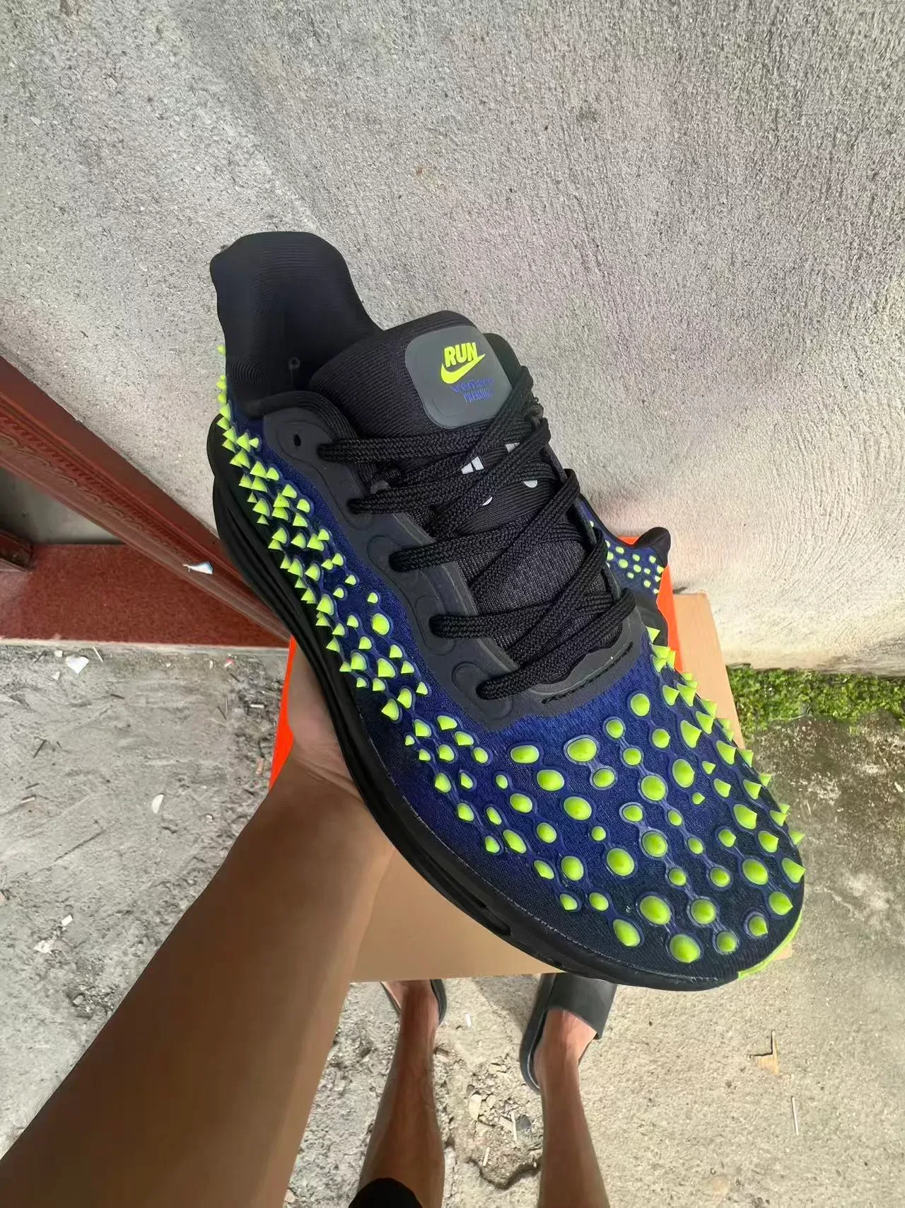Nike Blue Green Dual Visible Zoom Air Units Low-Top Performance Silhouette Lifestyle Sneakers 2