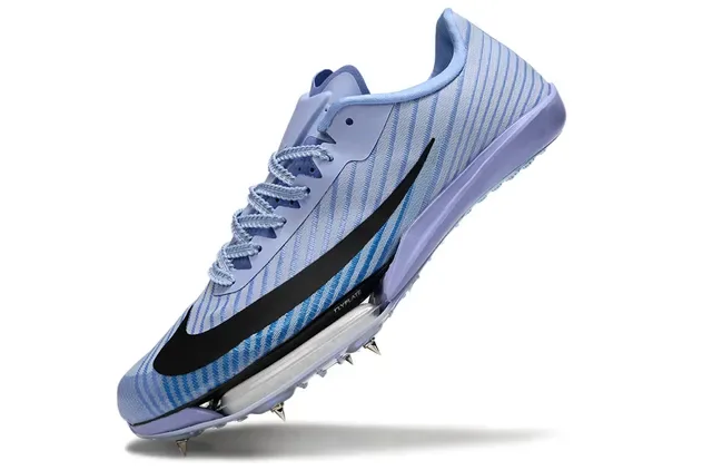 نيكن أزرق بنفسجي Low-Profile Racing Spike Holographic Iridescent Plate أحذية جري 5
