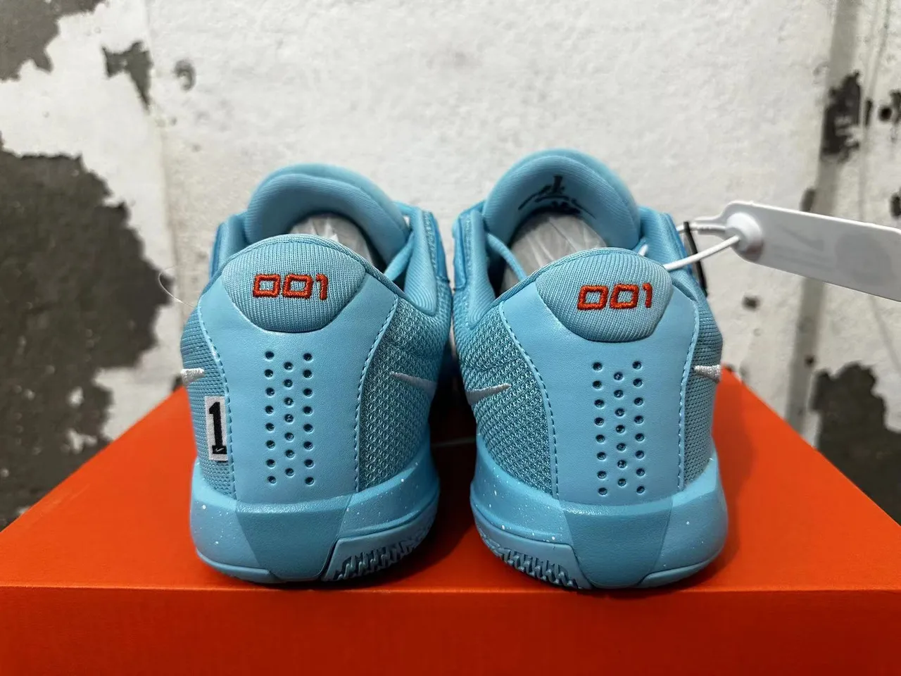 Nike Chaussures De Basketball Bleu Argent Low-Top 2