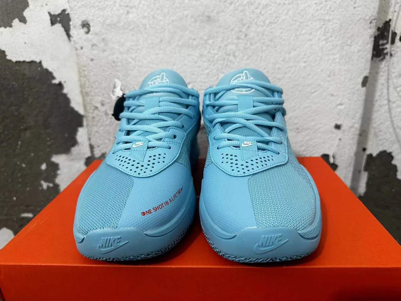 Nike Chaussures De Basketball Bleu Argent Low-Top 3