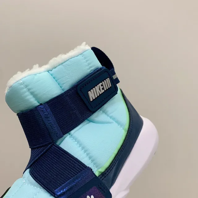 Nike Marrom Preto Isolado Alto Gola com Forro de Pele Botas de Neve 13