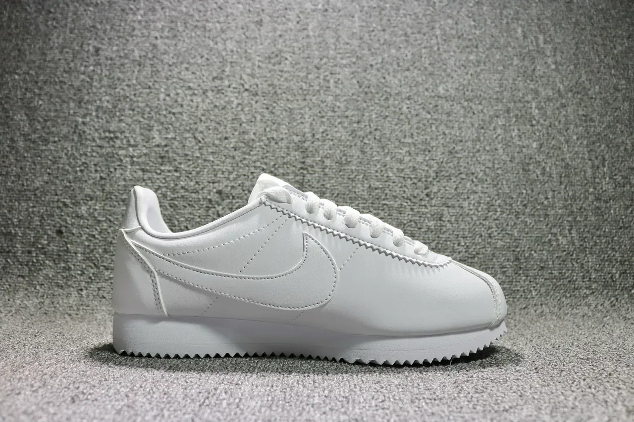Nike Cortez All-White Lifestyle Sneakers 14