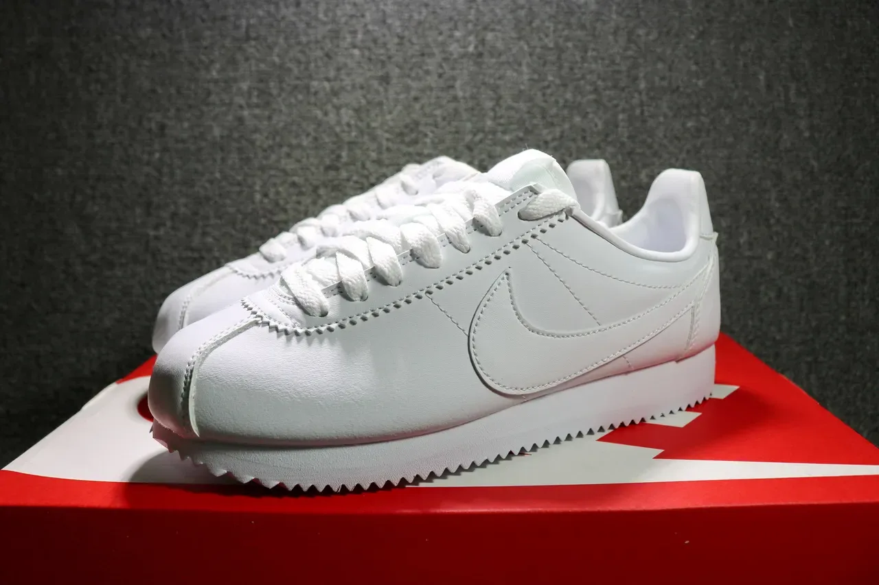 Nike Cortez All-White Lifestyle Sneakers 15