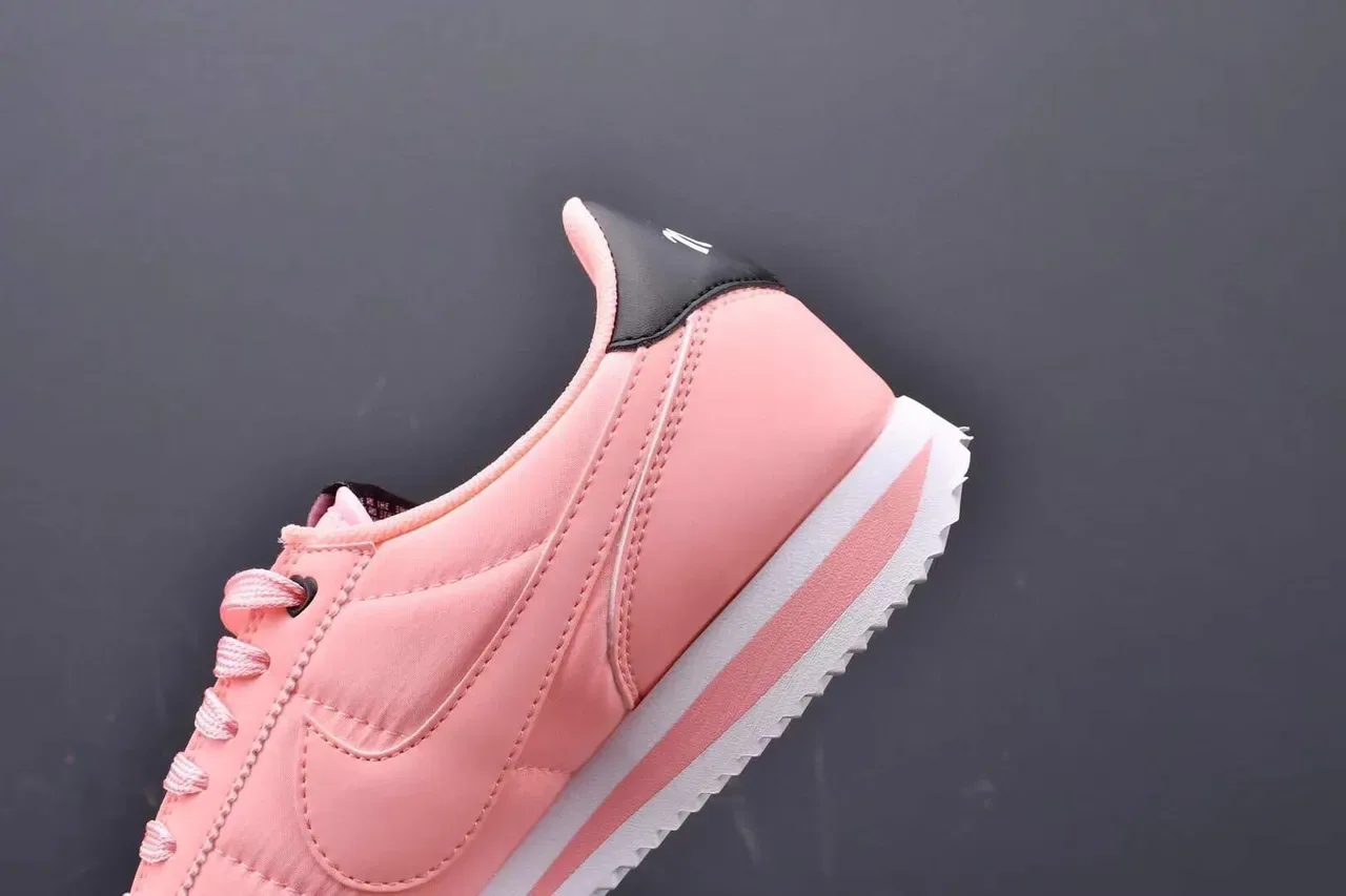 Nike Cortez Pink and Black Lifestyle Sneakers 6