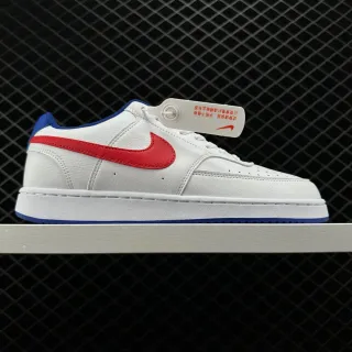 Nike Court Vision Low أبيض أحمر أزرق أحذية lifestyle