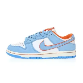 Nike Dunk Low أزرق فاتح أبيض برتقالي حذاء رياضي لايف ستايل