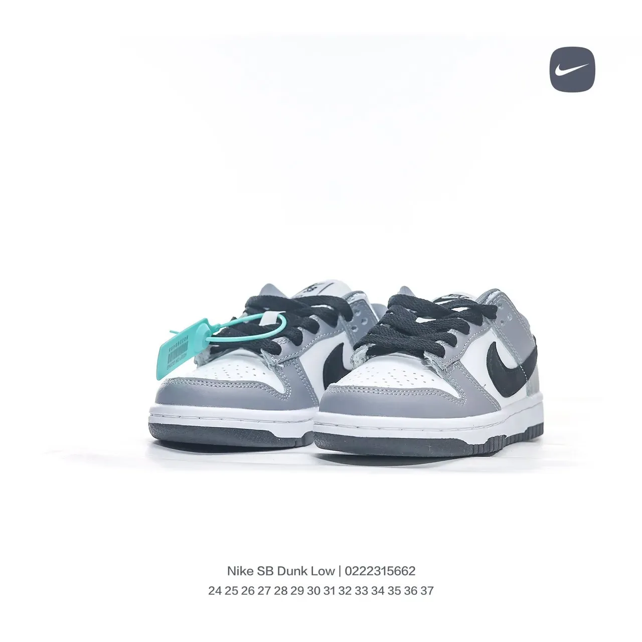 Nike Dunk Low White Black Blue sneakers lifestyle 20