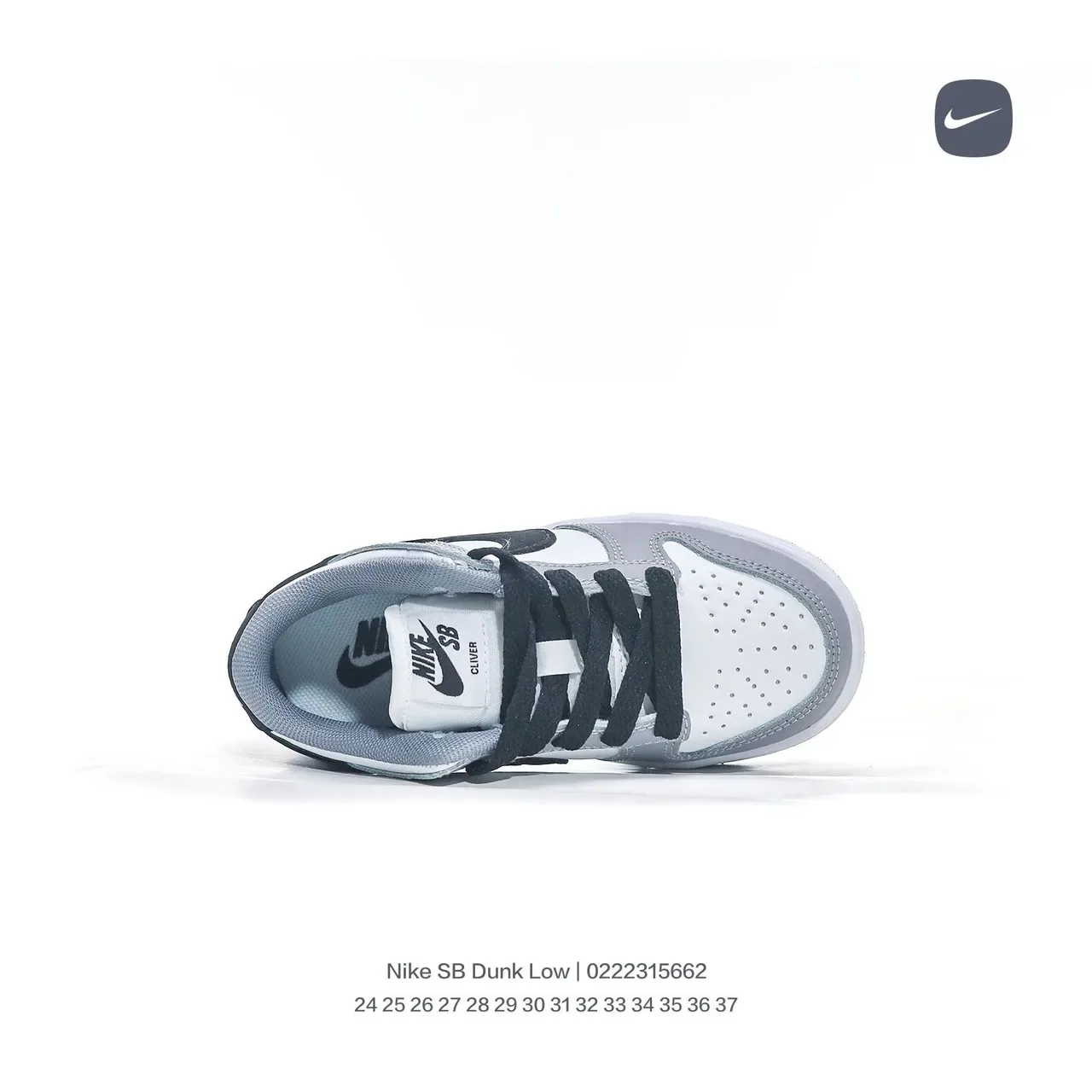 Nike Dunk Low White Black Blue sneakers lifestyle 23
