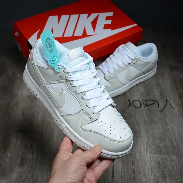 Nike Dunk Low White Gray Lifestyle Sneakers 2